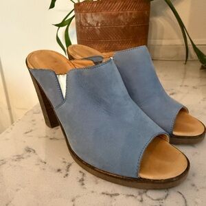 Maison Martin Margiela Blue Leather Mules